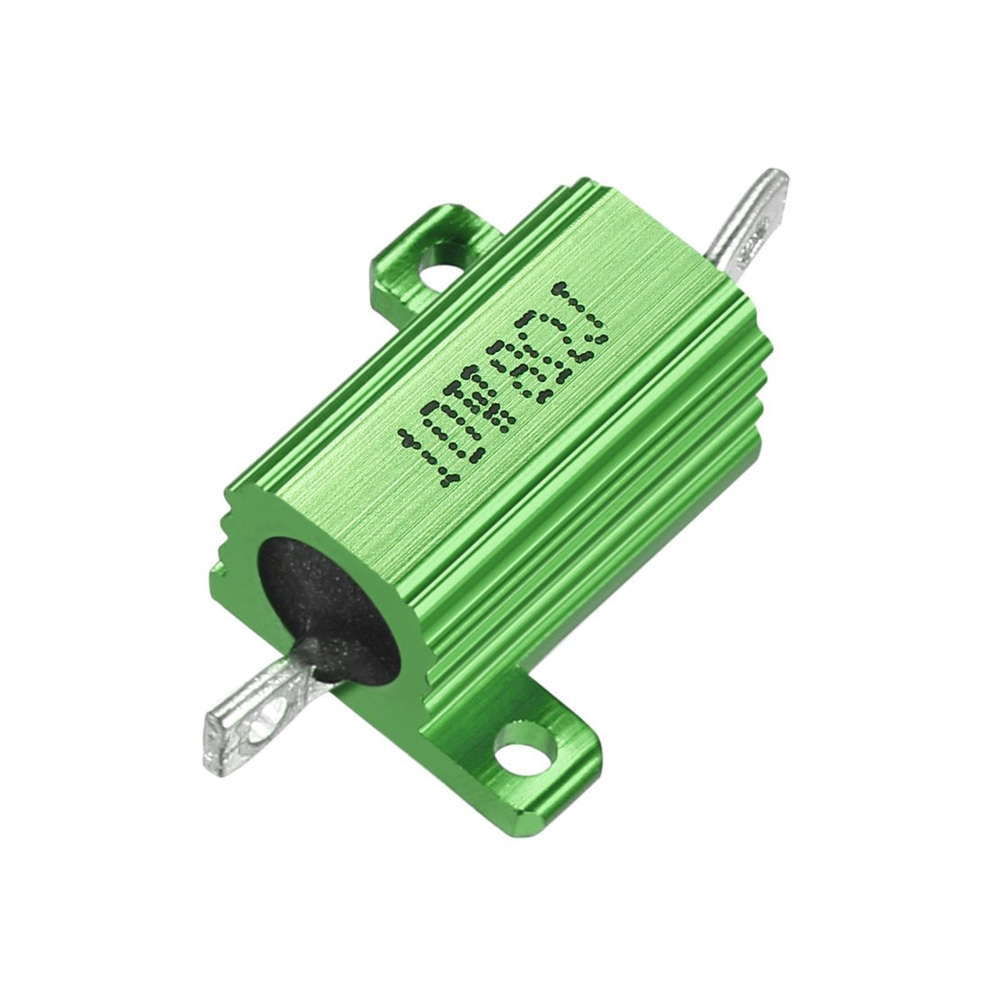 Aluminum Case Resistor 10W 8 Ohm Green Wirewound for LED Converter with Rod Post 10W8RJ