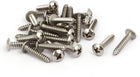 M3x16mm Thread 316 Stainless Steel Truss Phillips Head Self Tapping Screw 25pcs