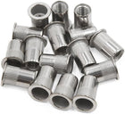 16pcs M10 304 Stainless Steel Flat Head Rivet Nut Insert for Car Vehicle