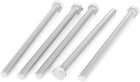 M8 x 120mm Thread Stainless Steel Hex Hexagon Head Screw Bolt 5 Pcs