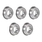 F688ZZ Flange Ball Bearing 8x16x5mm Shielded Chrome Steel Z2 Lever Bearings 5pcs