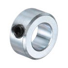 Set Screw Collars 5/8" Bore Carbon Steel Shaft Collars, 1-1/8" OD, 1/2" Width Axle Collar Clamp for Linear Rod Shaft Guide