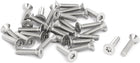 M4x18mm 304 Stainless Steel Flat Head Torx Machine Screws Fastener 30pcs
