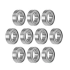MR137ZZ Deep Groove Ball Bearings 7mm Inner Dia 13mm OD 4mm Bore Double Shielded Chrome Steel Z2 10pcs