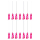 50 Pcs 25G Plastic Dispensing Needles with Luer Lock, 1.5" Steel Needle Tube PP Heat-Resistant Plastic Blunt Tip for Liquid Glue Gun, Red