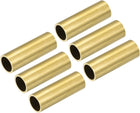 Brass Tube 10.5mm OD 1mm Wall Thickness 30mm Length Pipe Tubing for DIY 6 Pcs