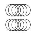 Nitrile Rubber O-Rings 55mm OD 51mm ID 2mm Width, Metric Sealing Gasket, Pack of 10