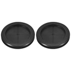 2Pcs Rubber Grommets 2-3/8" (60mm) Drill Hole, 2" (50mm) ID Double Sided Hole Plugs Ring Gasket for Firewall Cable Wire Protecting, Black