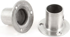 2 Pcs 25mm x 38mm Silver Tone Stainless Steel Pipe Tube Weld Neck Flange 25mm Inner Diameter