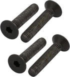 4pcs M5x25mm Flat Countersunk Head Hex Socket Left Hand Thread Bolt DIN7991