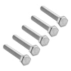 M8 Thread 50mm Length Hex Bolts 304 Stainless Steel Hexagon Screw Bolt 5pcs