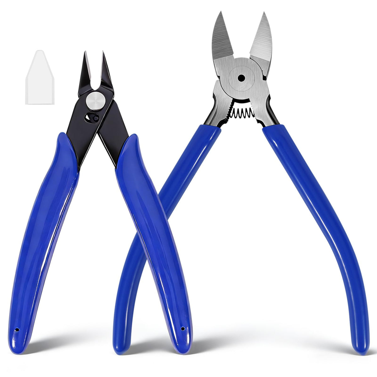 LinkMejor 2er Pack Drahtschere-Set, 6"+5" Flachschneider, Seitenschneidzange