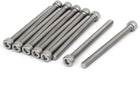 M6 x 70mm Thread 304 Stainless Steel Hex Socket Head Cap Screw Bolt DIN912 12pcs