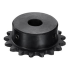 #35 Chain Roller Sprocket A Type, 1/2" Bore 17 Tooth Single Strand Chain Sprocket, Carbon Steel with Set Screws