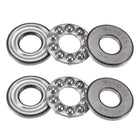 51201 Thrust Ball Bearings 12mm x 28mm x 11mm Chrome Steel Single Direction 2pcs