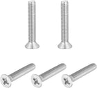 5/16-18x2" Flat Head Machine Screws Phillips 304 Stainless Steel Bolts 5pcs