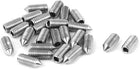 A16012900ux0681 Grub Screw M5 x 12Mm Cone Pt. Hex Socket Set Grub Screw Silver Tone 25 Pcs