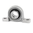 P004 20mm Mounted Pillow Block Bearing Solid Base Cast Housing Gray