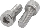 M8x20mm 304 Stainless Steel Left Hand Thread Hex Socket Head Cap Screw Bolt 2pcs