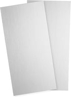 2Pcs 304 Stainless Steel Sheet Plate, 4" x 2", 20 Gauge (0.8mm) Thickness, Stainless Steel Plate with Gloves for Crafting, Modelers, Jewelry, Repairs, Electrical Repairs (Silver)