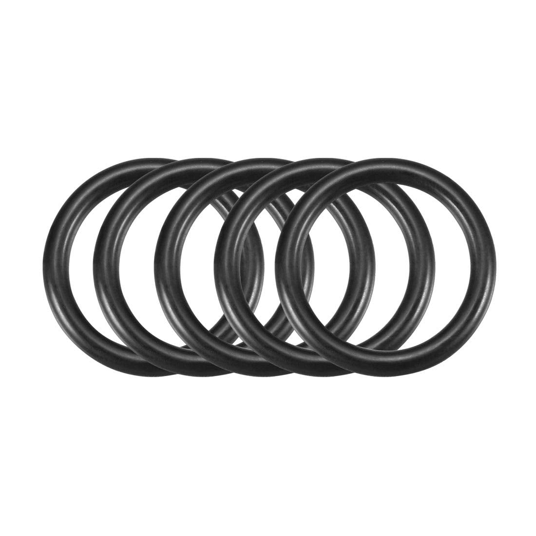 Nitrile Rubber O-Rings 26mm OD 20mm ID 3mm Width, Metric Sealing Gasket, Pack of 50
