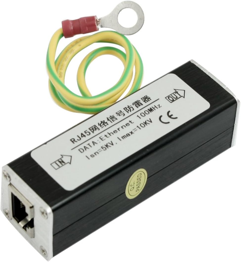RJ45 Ethernet Network Surge Protector Thunder Arrester 100MHz