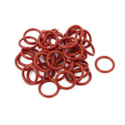 40Pcs Red 12mm x 1.5mm Silicone Rubber Gasket O Ring Sealing Ring Heat Resistant