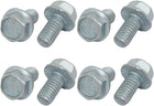 8Pcs 5/16-18 x 5/8 Inch Thread Carbon Steel Hex Serrated Head Flange Screw Bolt
