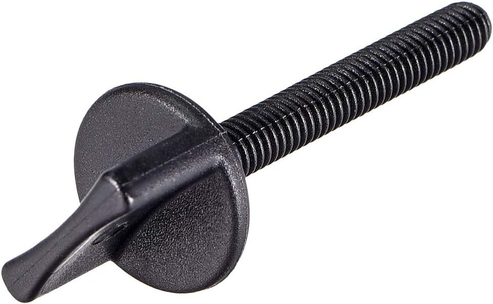Tornillo de pulgar M4 x 30 mm, accionado a mano, con rosca métrica y material plástico de nailon, ideal para aviones modelo RC. Cantidad: 10 piezas.