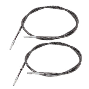 Flexibel innere kore, 39 inches længdeextension, 1/4 inch innere kore, järnspring, roteringsdrillverktygsfäste for bancgrinderdrillpress, 2 stk.