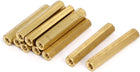 M4x35mm Brass Hex Hexagonal Female Thread PCB Standoff Spacer 10pcs