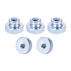 Butoane degete filetate, 5Pcs M6x1mm Bujii Rotunde din Fier pentru Părți de 3D Printer, Ton Argintiu