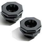 2 Pcs 2 Tums PVC Bulkhead Fitting (NPT Trådar) för Regnvattenkärl