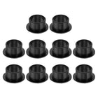 10Pcs Flanged Sleeve Bearing, Plastic Bushing ID 14mm x OD 16mm x Length 10mm POM Bushing, Black