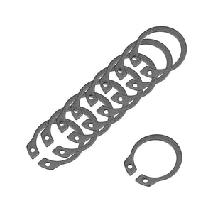 20mm Eksterne C-Klip Fastgørelsesaksel Snap Rings 65Mn 100stk