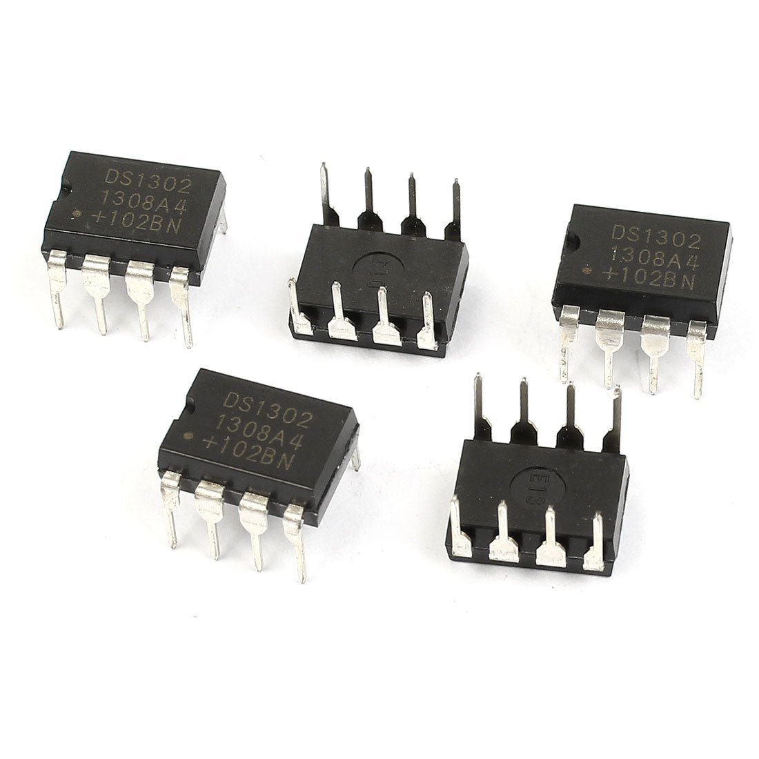a14070800ux0176 DS1302 DIP-8 8 Pin Trickle-Charge Timekeeping Clock IC Chip, 5 Piece