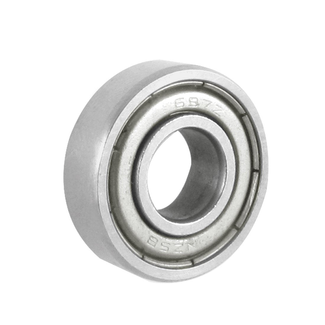 7mm x 17mm x 5mm Dual Metal Shields Deep Groove Mini Ball Bearing 697Z