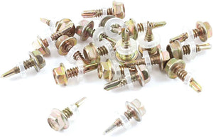 Metal Hex Head Self Tapping Bolt Fastener Screw 5mm x 14mm 20 Pcs