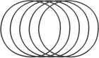 Nitrile Rubber O-Rings, 110mm OD 106mm ID 2mm Width, Metric Sealing Gasket, Pack of 5
