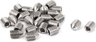 M8x12mm Stainless Steel Cone Point Hex Socket Grub Screws 25pcs