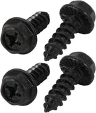 M6x20mm Iron Zinc Plated Self-Tapping Hex Flange Phillips Drive Blot Screw 4pcs