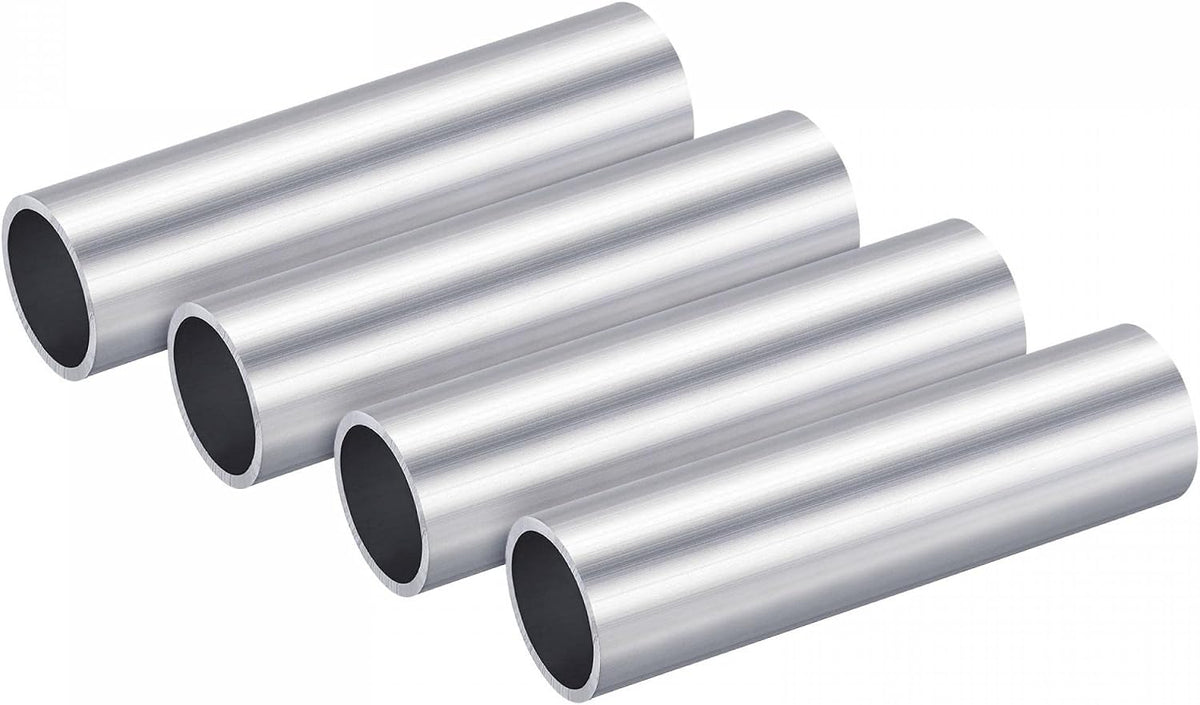 6063 Aluminum Round Tube 28mm OD 24mm Inner Dia 100mm Length Pipe Tubing 4 Pcs