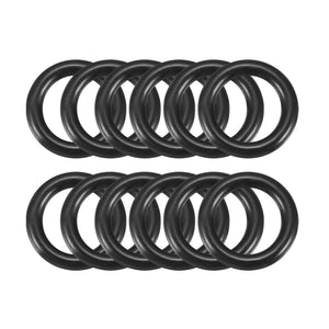 Nitrile Rubber O-Rings 11.5mm OD 7.5mm ID 2mm Width, Metric Sealing Gasket, Pack of 12