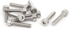 M3x15mm 3/25-inchx19/32-inch 304 Stainless Steel Torx Socket Head Cap Screws 10pcs