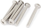 M6x55mm Male Thread Phillips Flat Head Bolt Screw Suitable for Double Bed Furniture TV Rack Wall Hanging 6pcs
