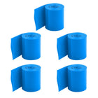 5PCS 2Meters 29.5mm Width PVC Heat Shrink Wrap Tube Blue for 1 x 18650 Battery