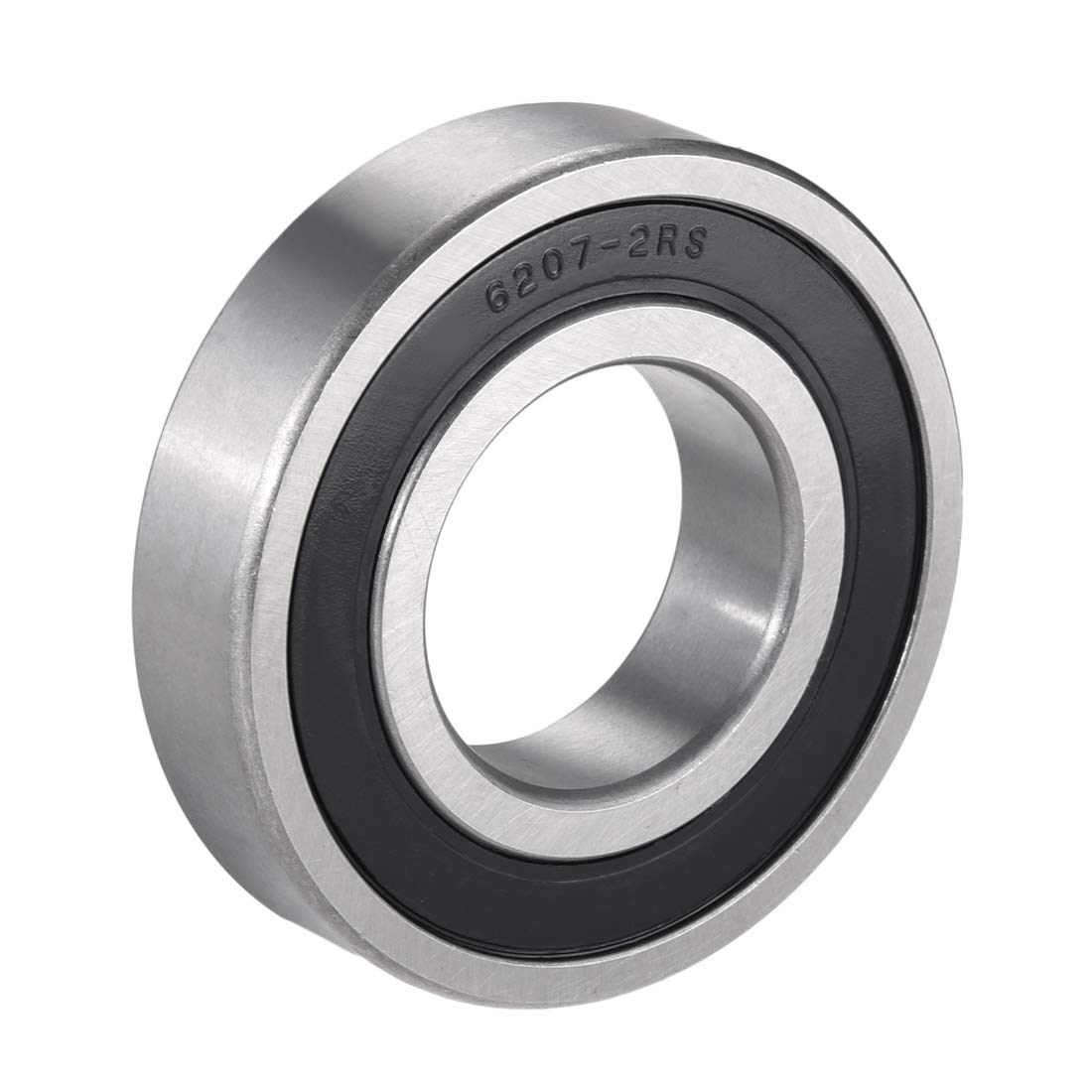 Deep Groove Ball Bearing 6207RS Single Sealed, 35mm x 72mm x 17mm Chrome Steel Bearings