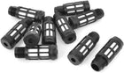 10 Pcs Plastic 13mm 1/4PT Male Thread Pneumatic Muffler Silencer Pipe