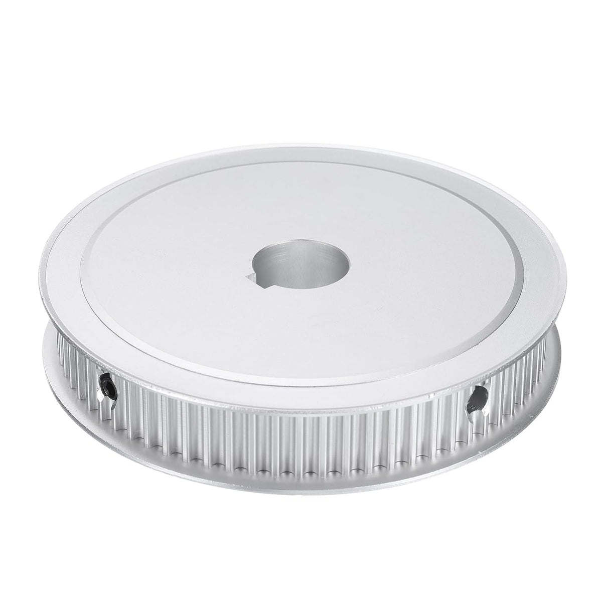 5M-70T-3/4B Timing Belt Pulley 3/4" Bore, 70 Teeth Aluminum Alloy Synchronous Wheel with Keyway, Pitch 5mm Tooth for 15mm Width Belt