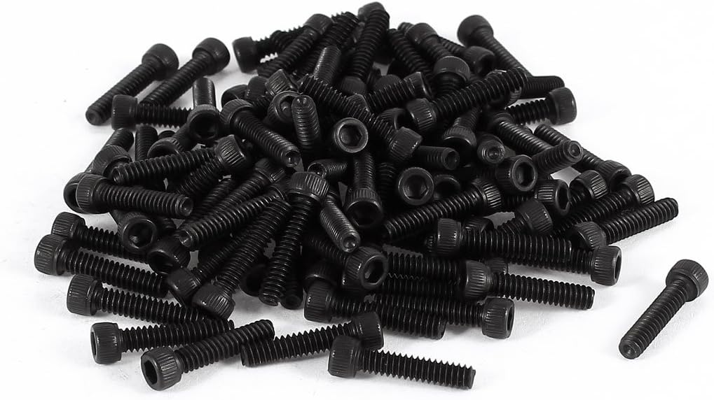 100 Pcs 12.9 Alloy Hex Key Socket Head Cap Screws Bolts UNC 4#-40x1/2